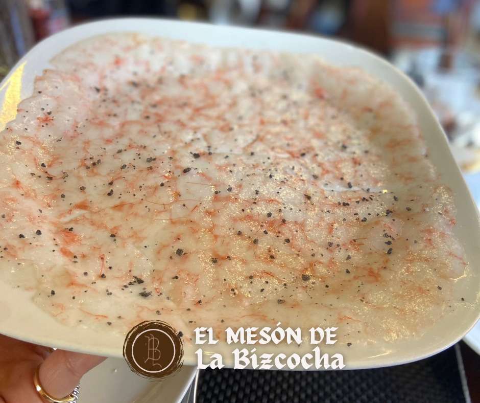 Carpaccio de quisquilla de Motril
