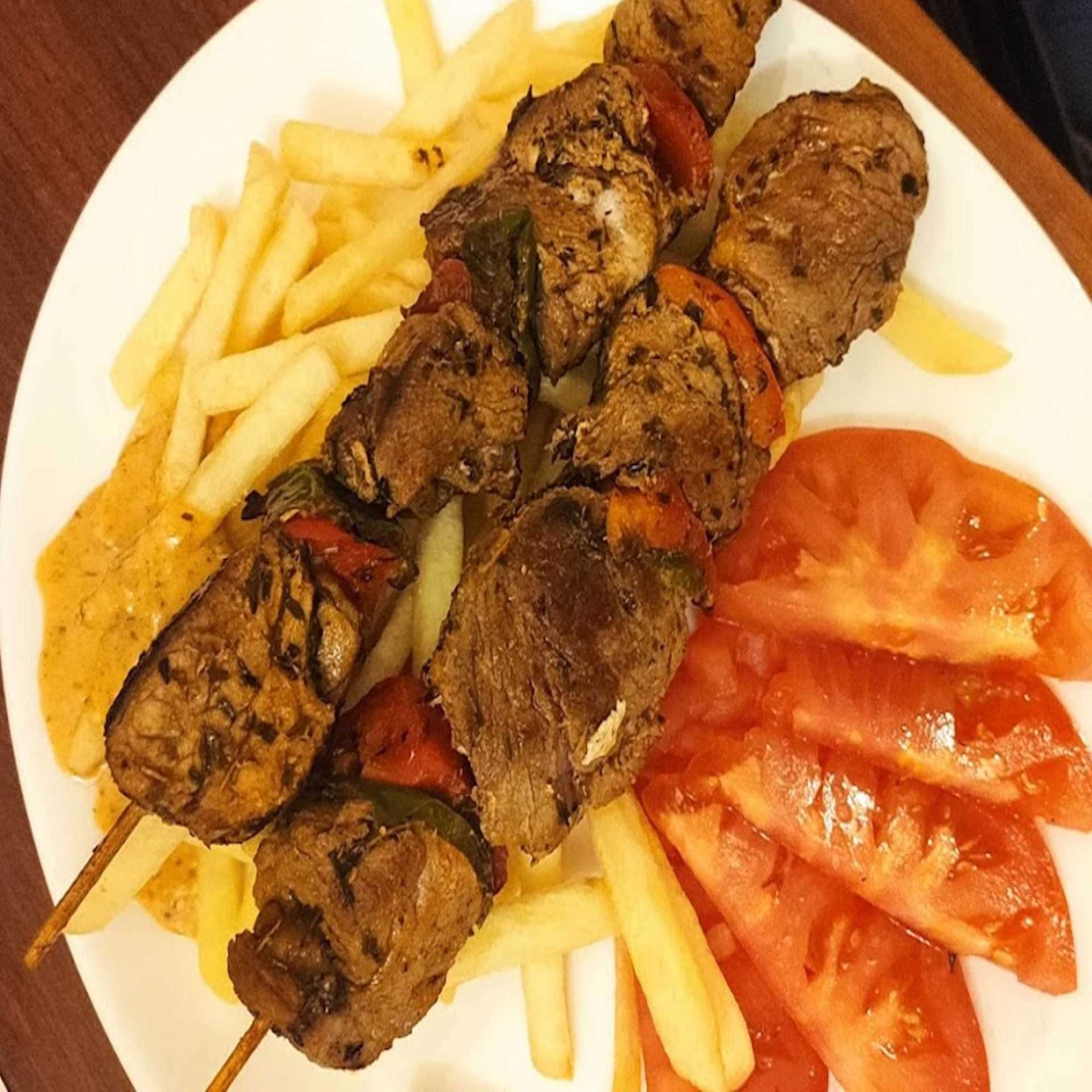 Brocheta de ternera