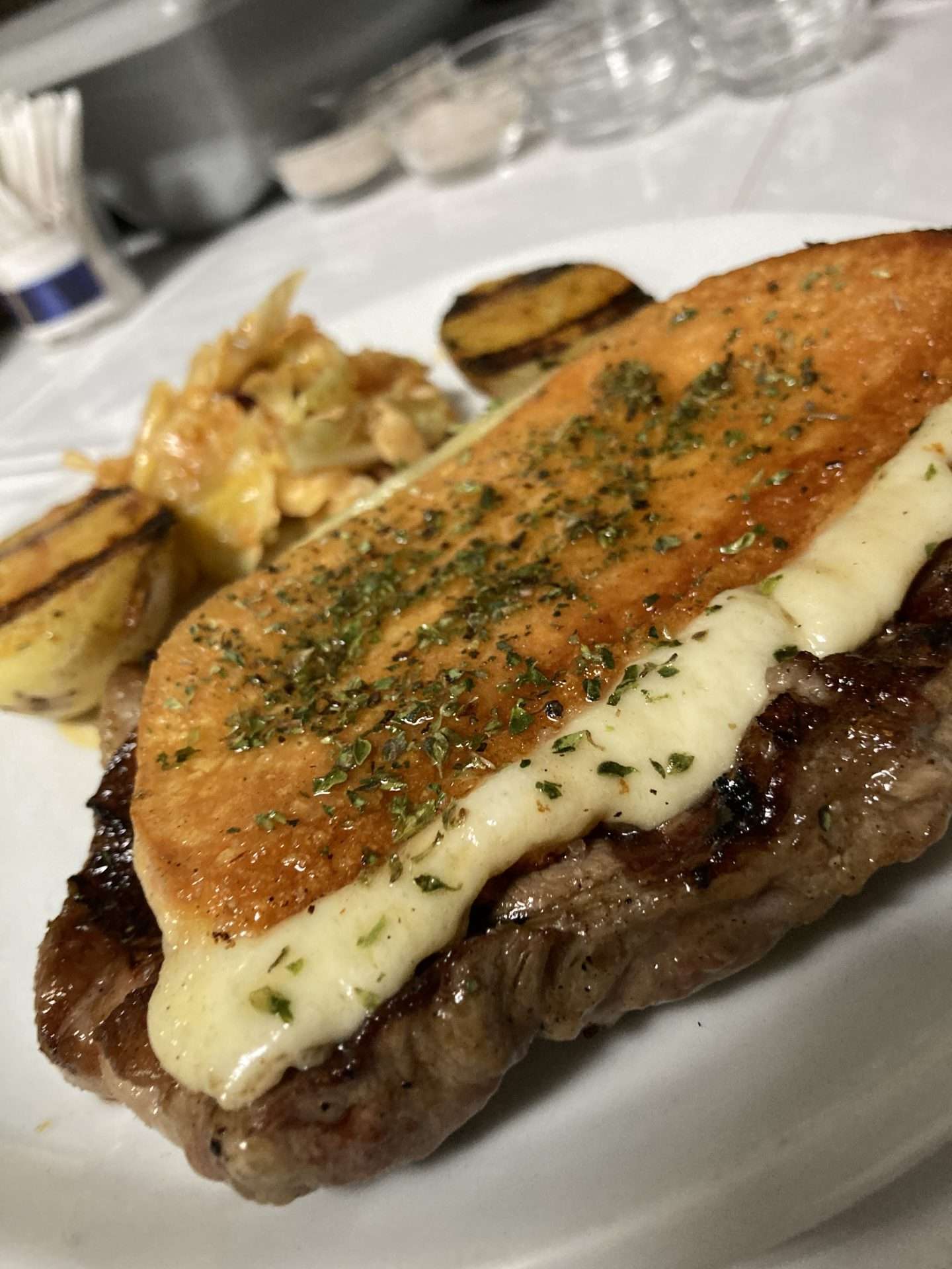 Bife al queso
