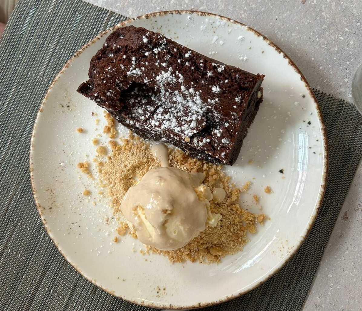 Brownie de 3 chocolates