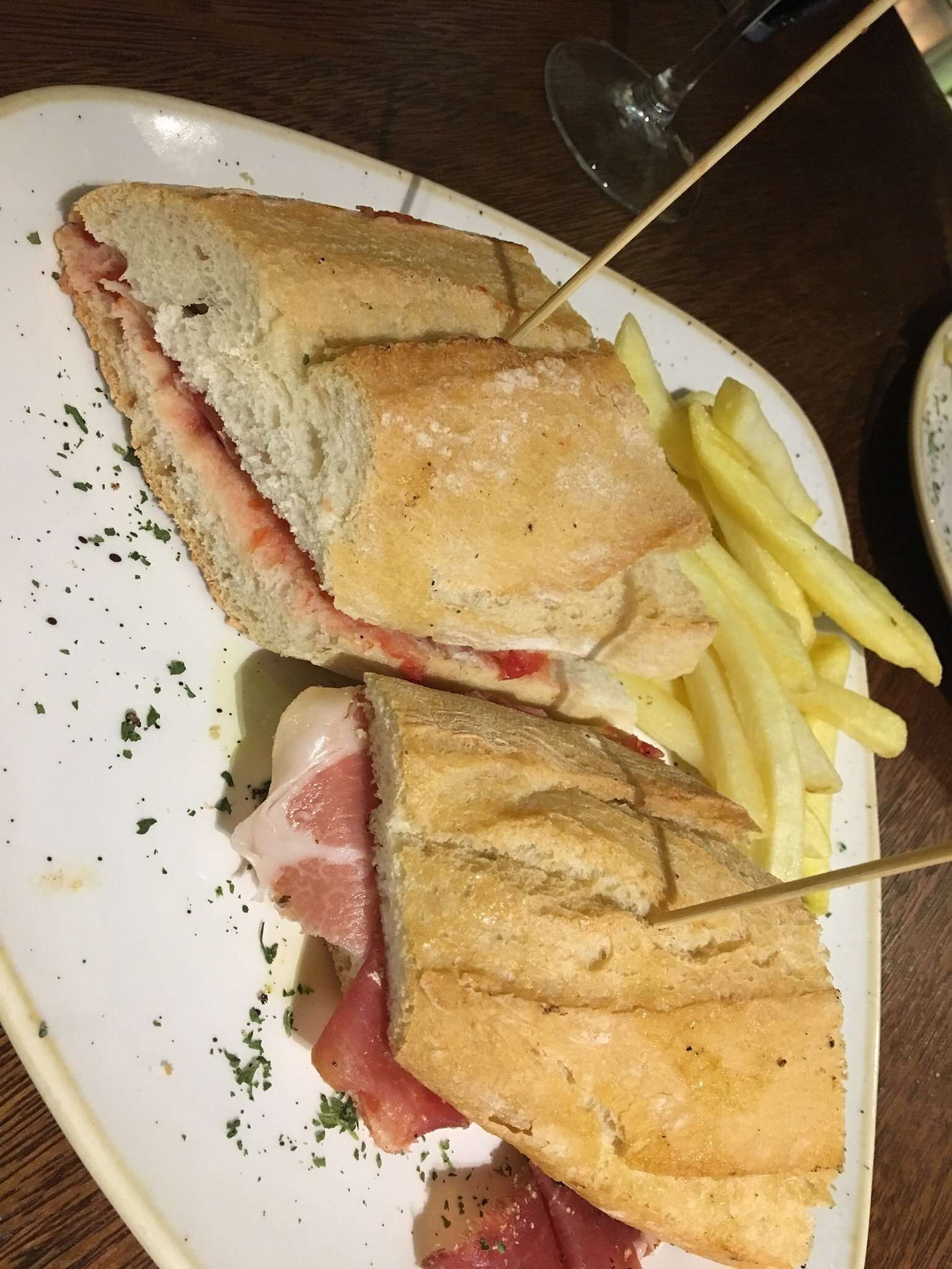 Bocadillo de jamón