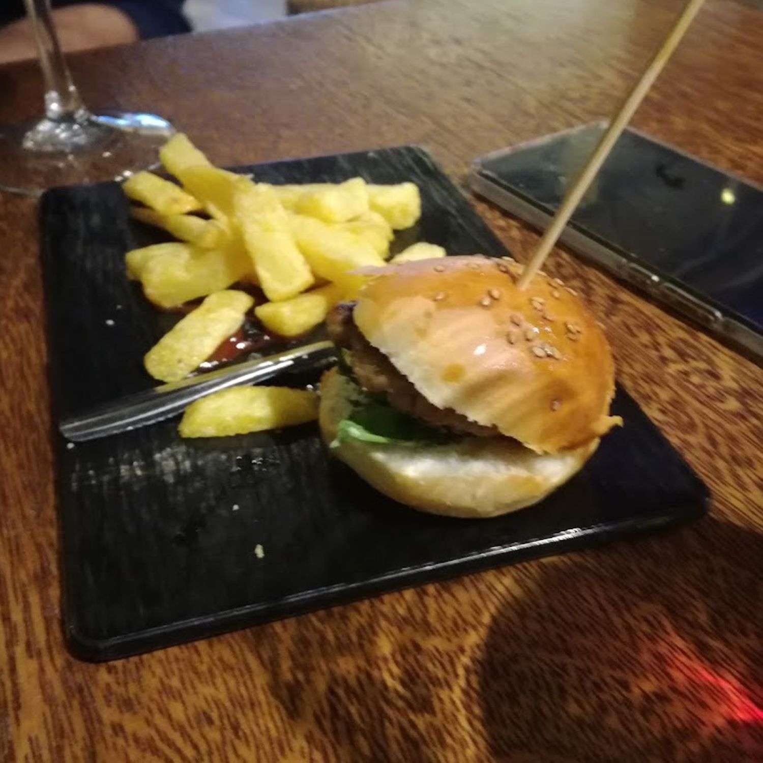 Hambuerguesa de cerdo