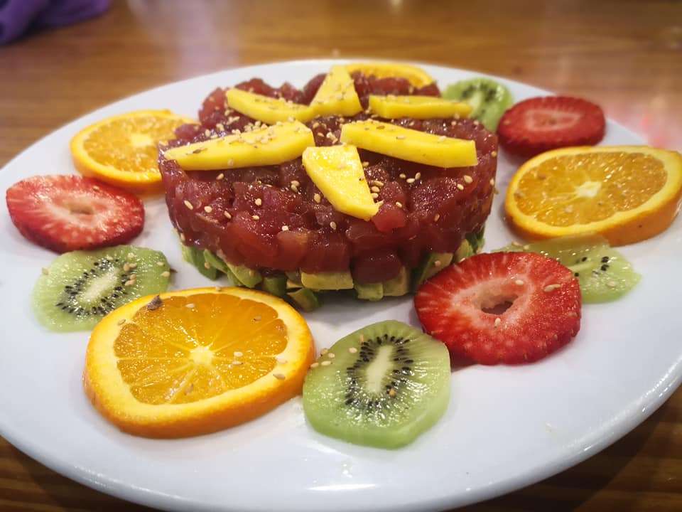 Tartar de atún ó salmón