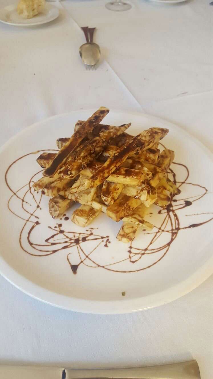 Berenjenas con miel de caña