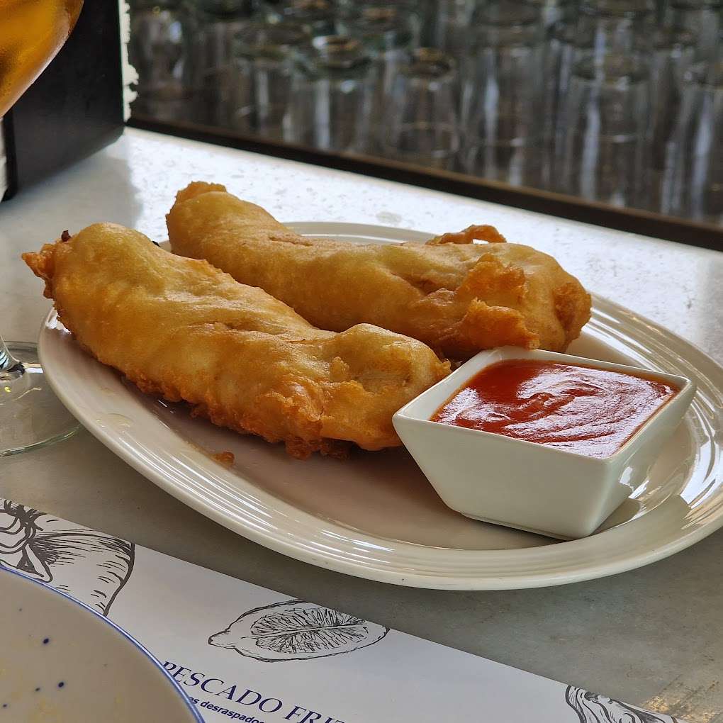 Pavías de bacalao