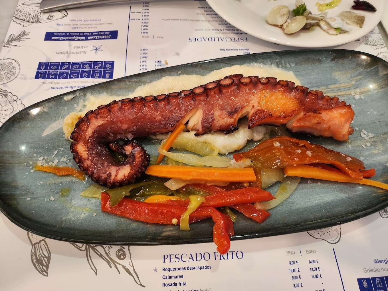 Pulpo a la brasa (300gr aprox.)