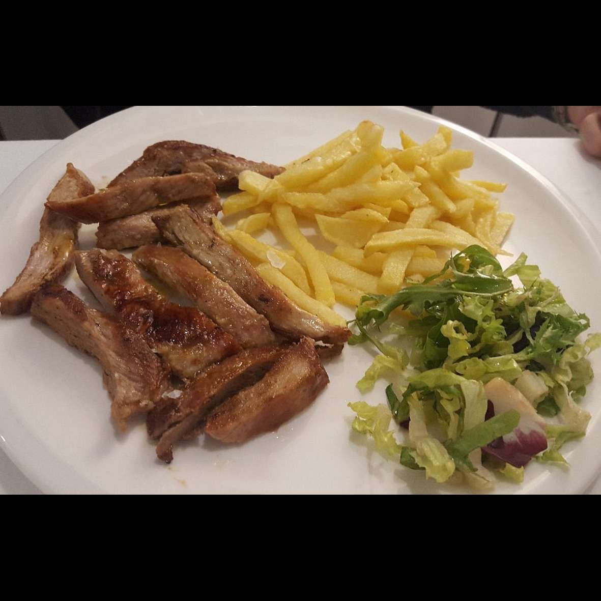 Puntas de solomillo a la plancha