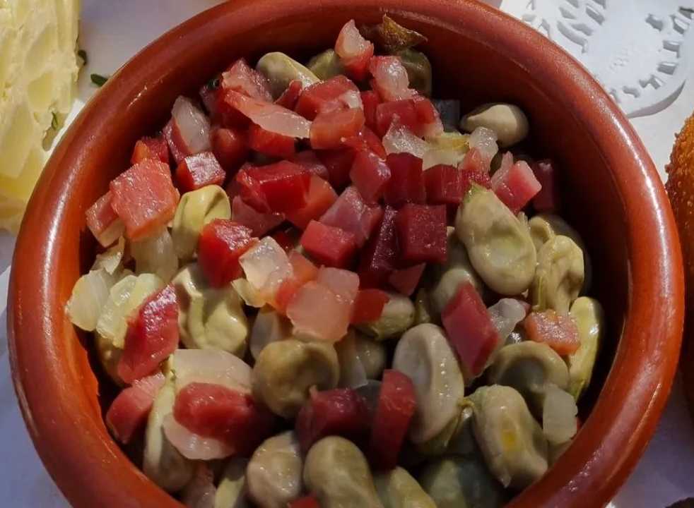 Habitas Baby con Jamón de Trevélez