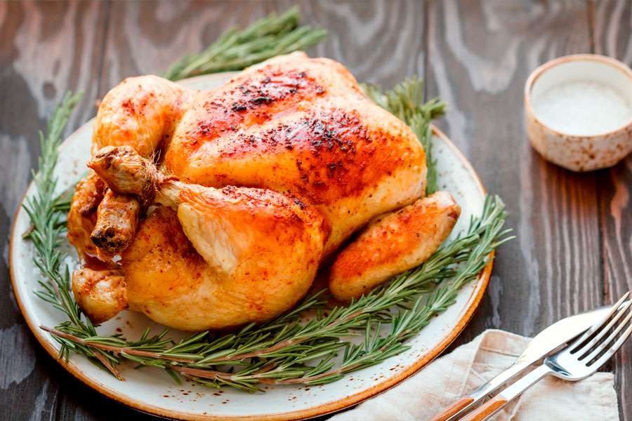 Pollo a las finas hiervas