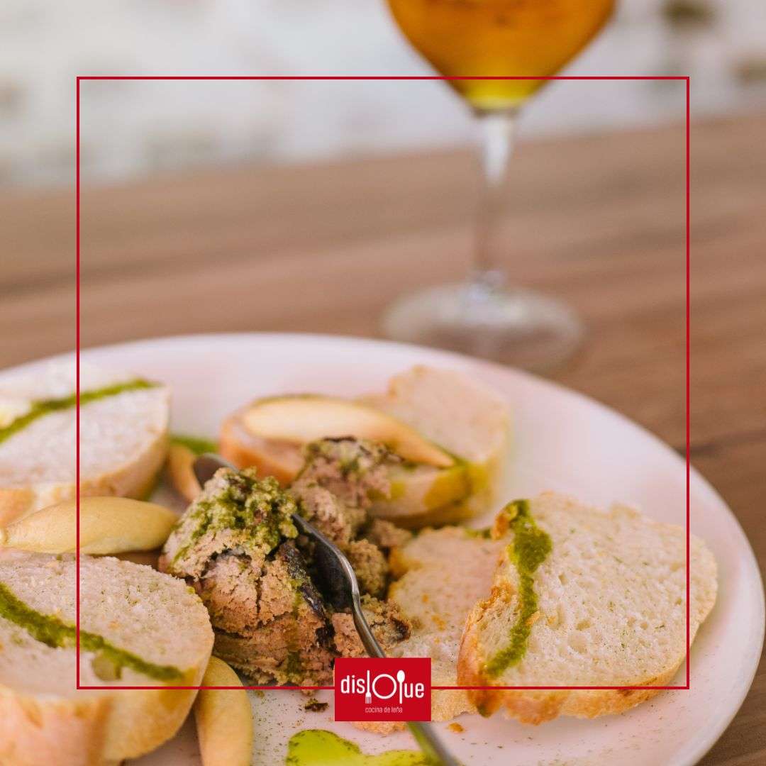 Pincho de foie con mango