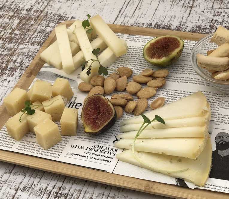 Tabla de quesos de Granada