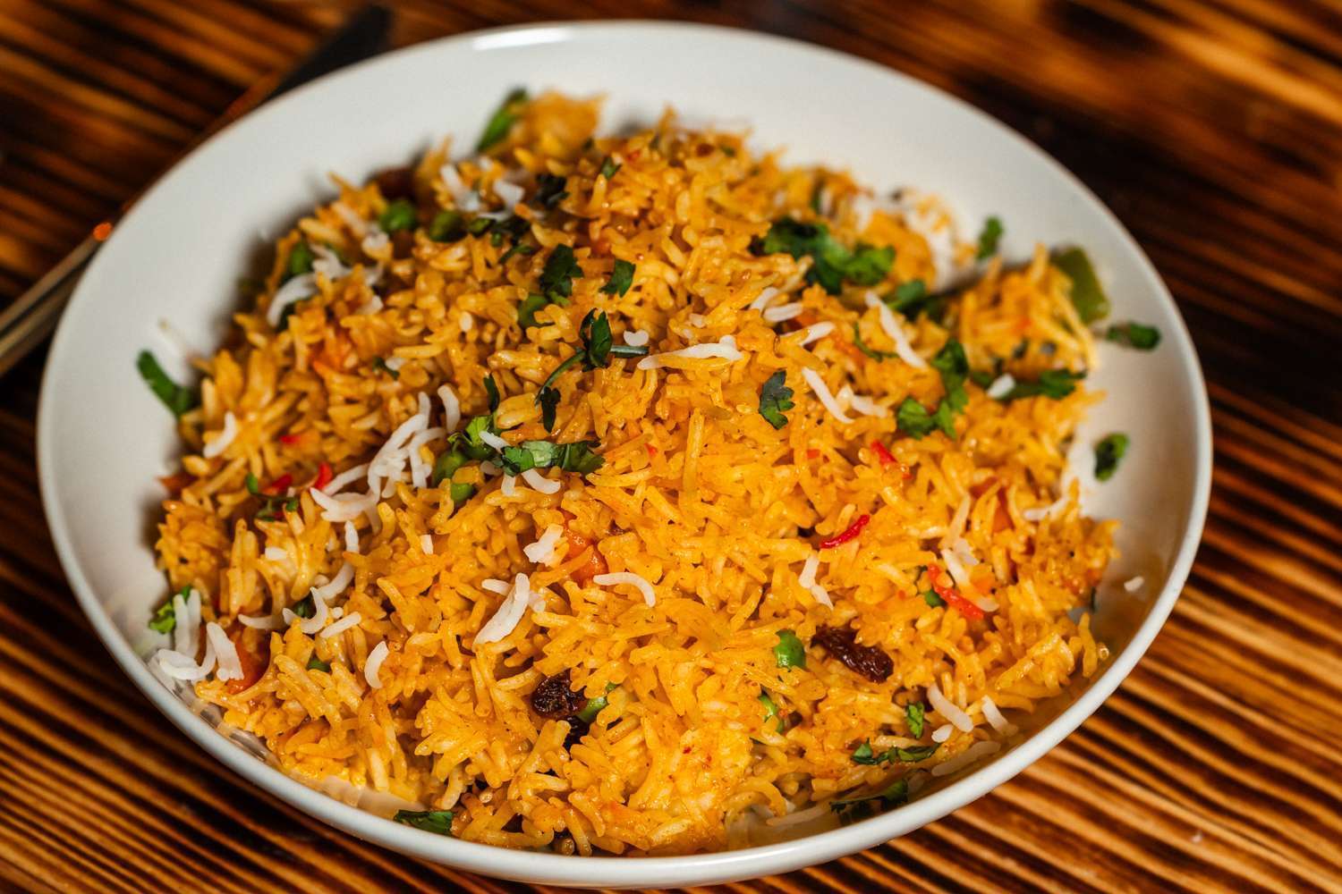 biryani de verduras