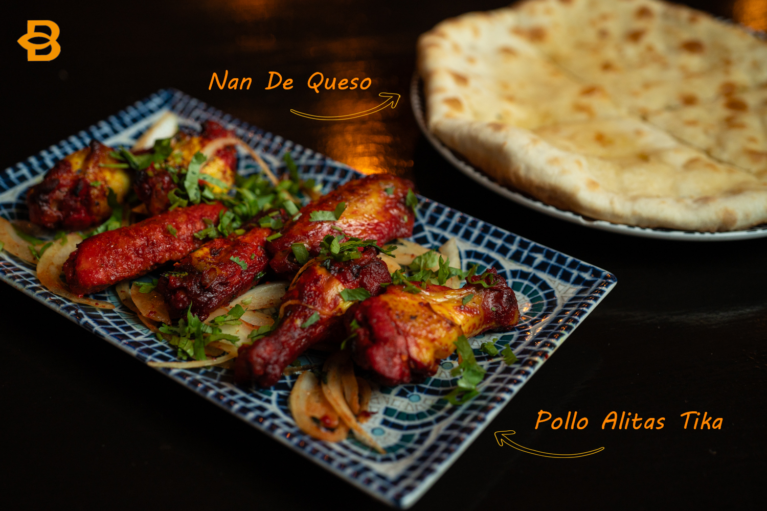 alitas de pllo tika