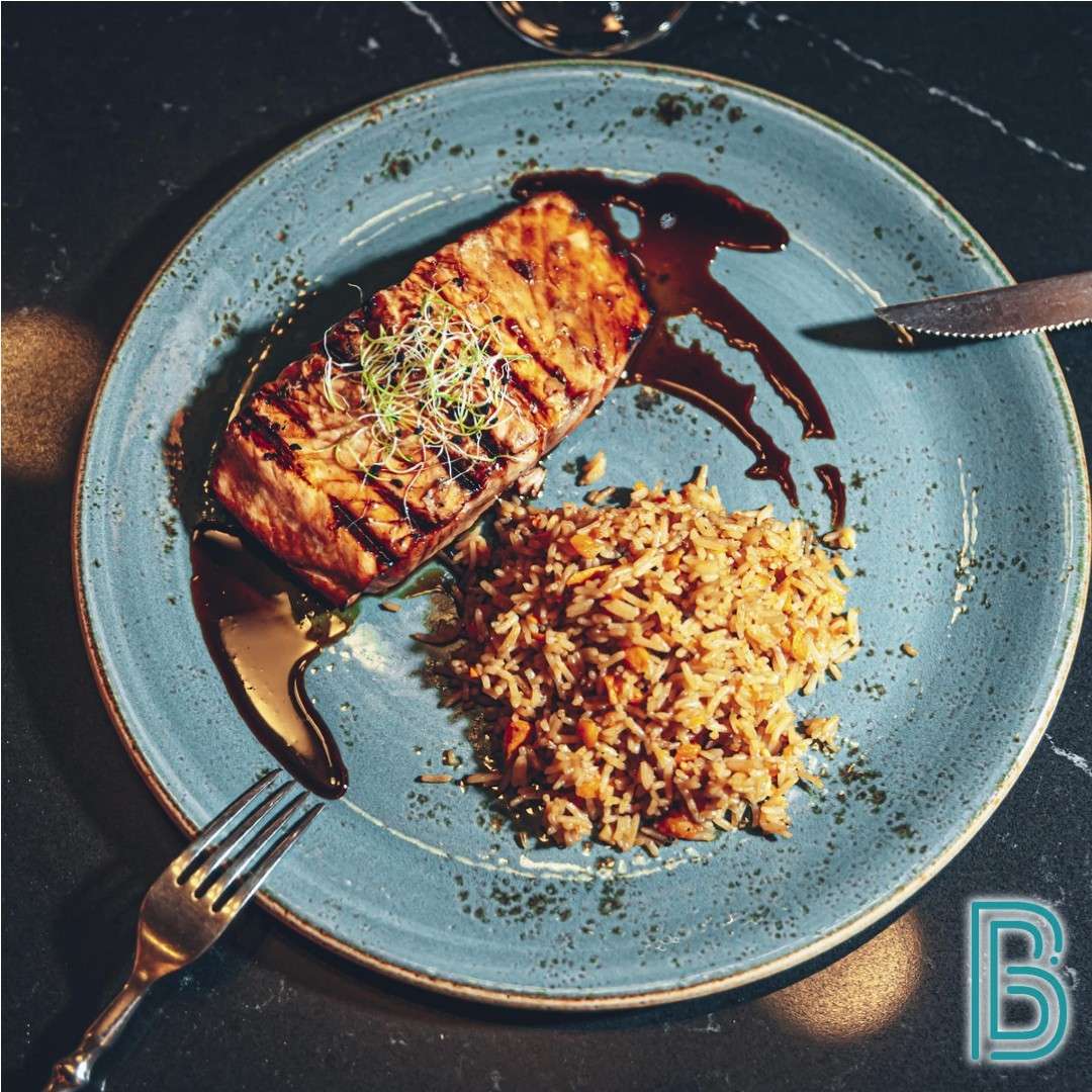 Salmón teriyaki al horno