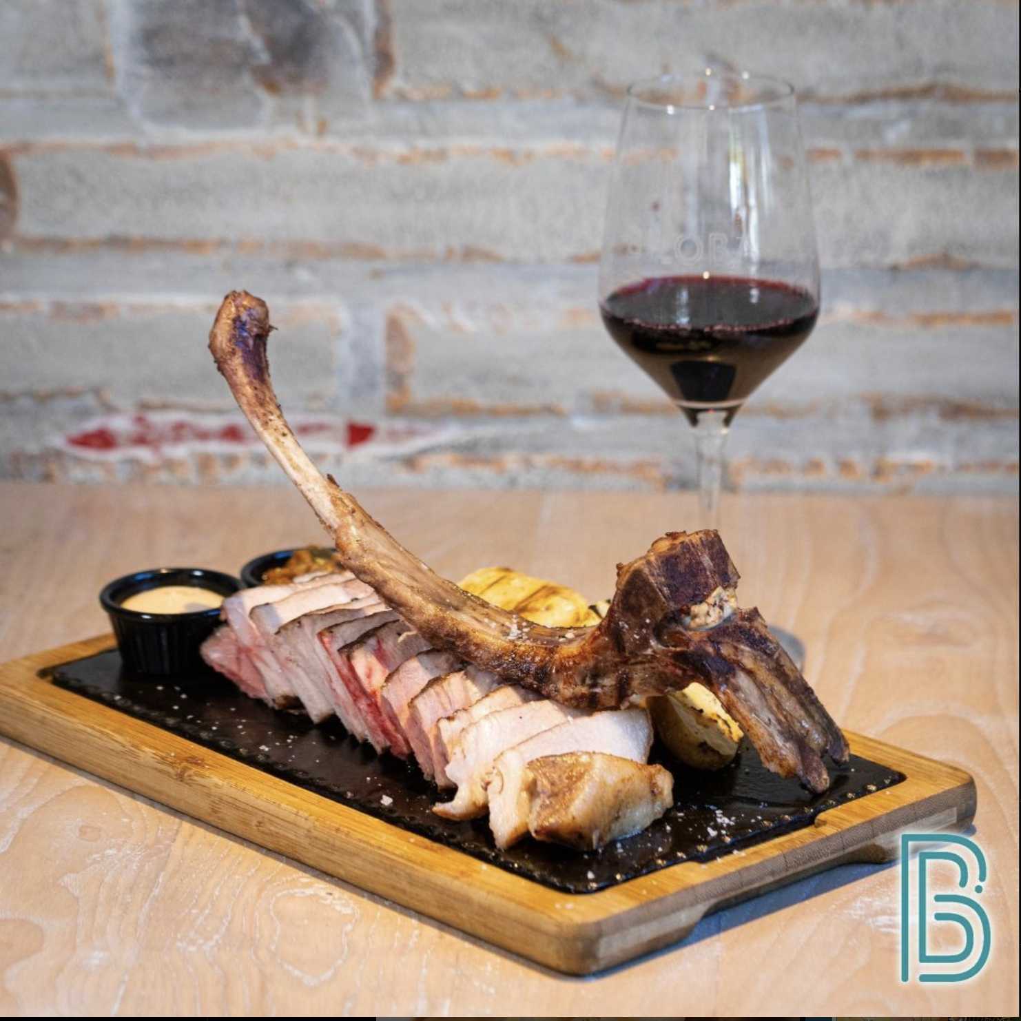 Tomahawk de cerdo