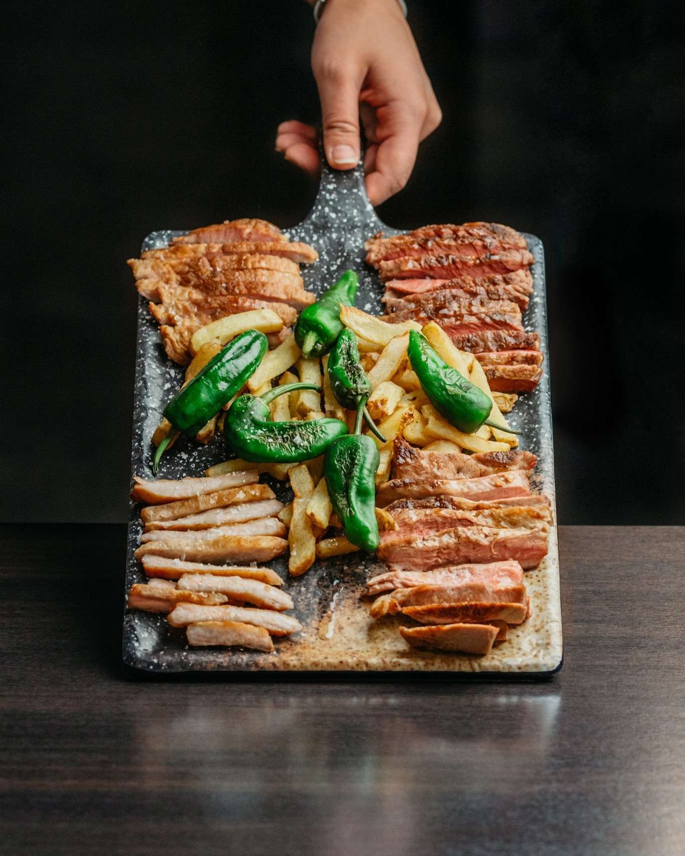 Parrillada de ibéricos (500gr entre presa, secreto, pluma y abanico)