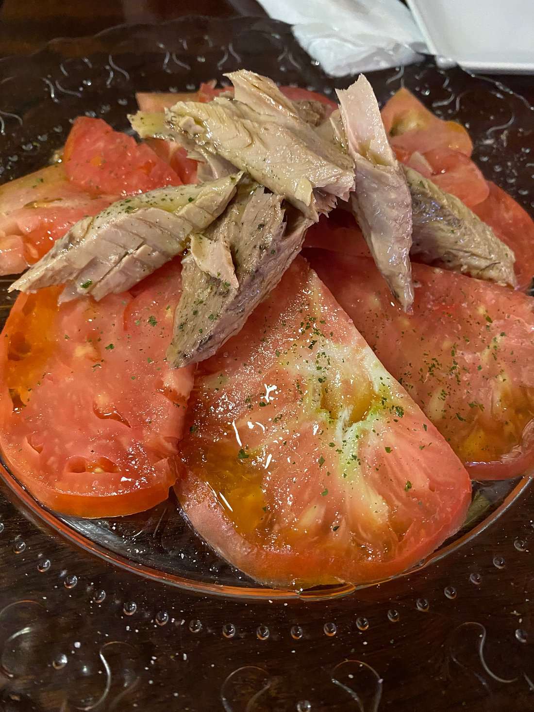 Tomate con Melva Canutera