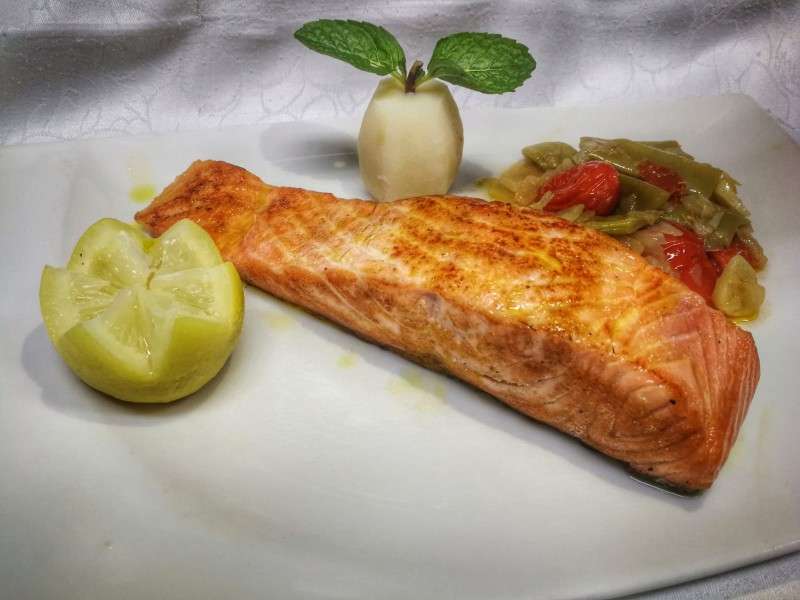 Salmón a la Parrilla