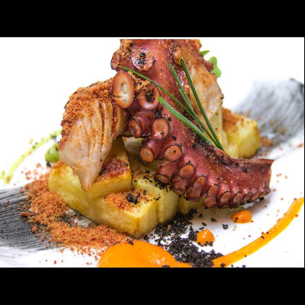 Pulpo a la brasa