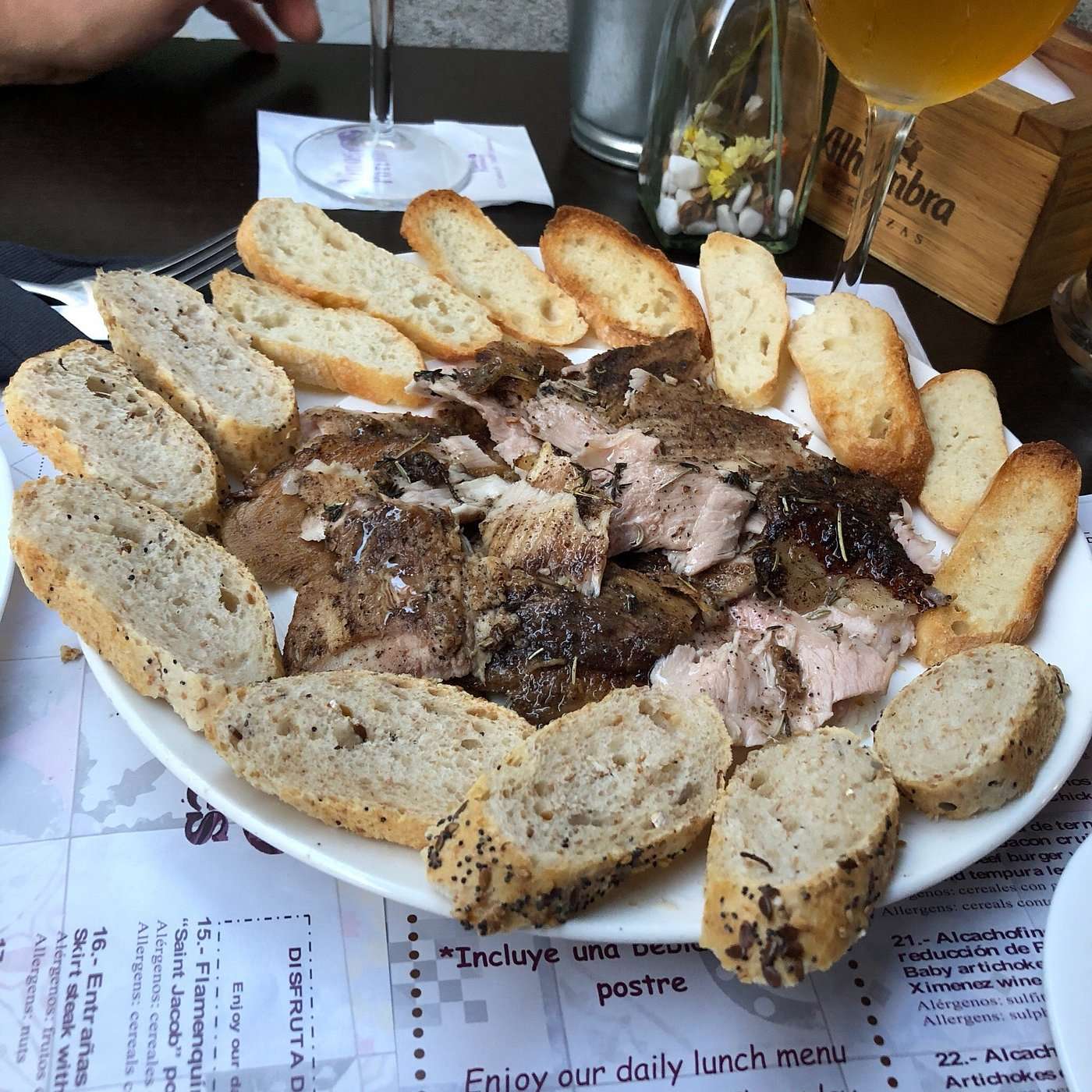 Jamón Asado en su jugo
