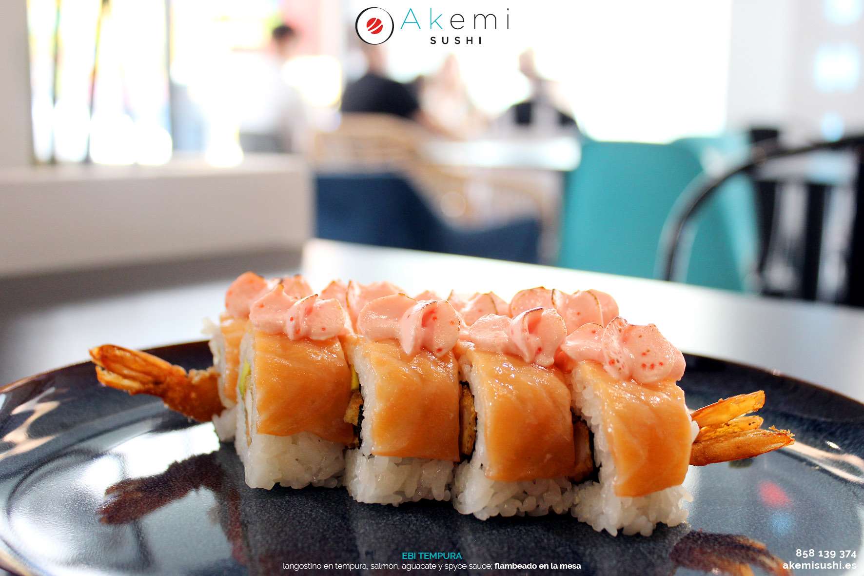 Hot Maki Ebi Tempura (8 pz)