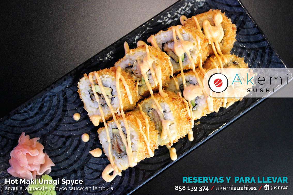 Hot Maki Unagi Spyce (8 pz)