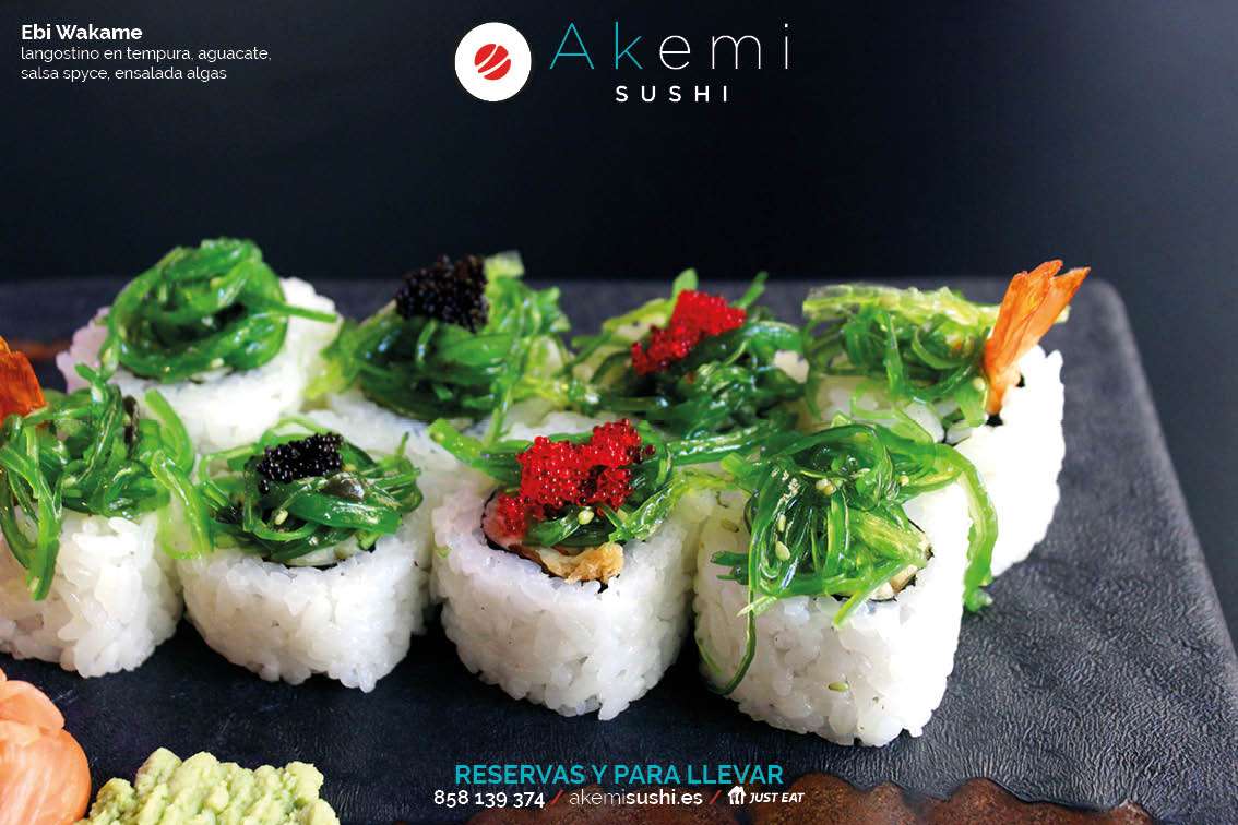 Uramaki Ebi WAkame (8 pz)