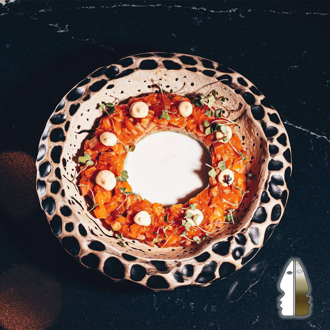 Tartar de salmón