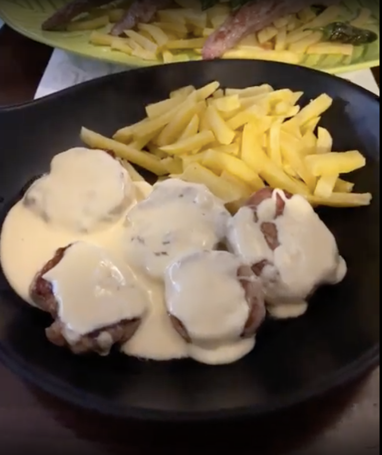 Solomillo a los 4 quesos