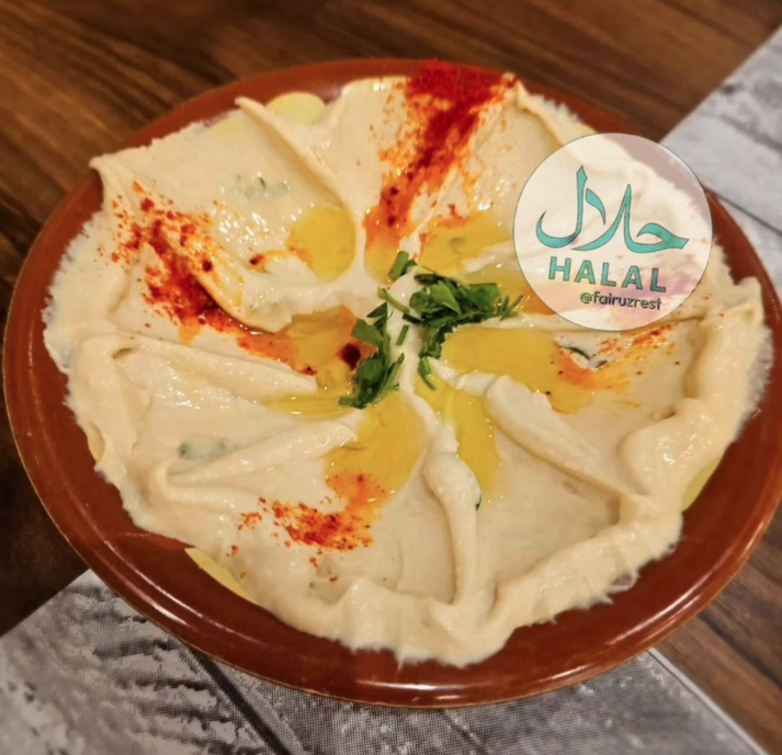 Hummus con carne