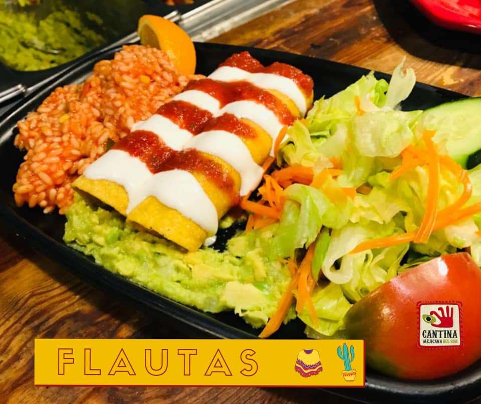 Flauta de ternera y queso