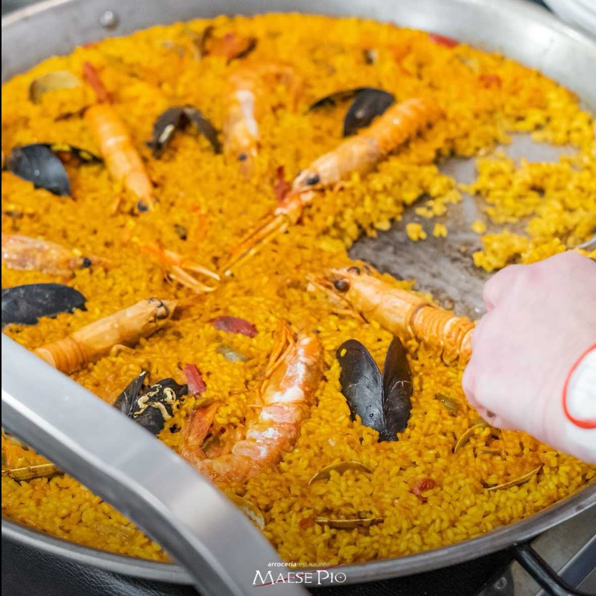Arroz con marisco del día