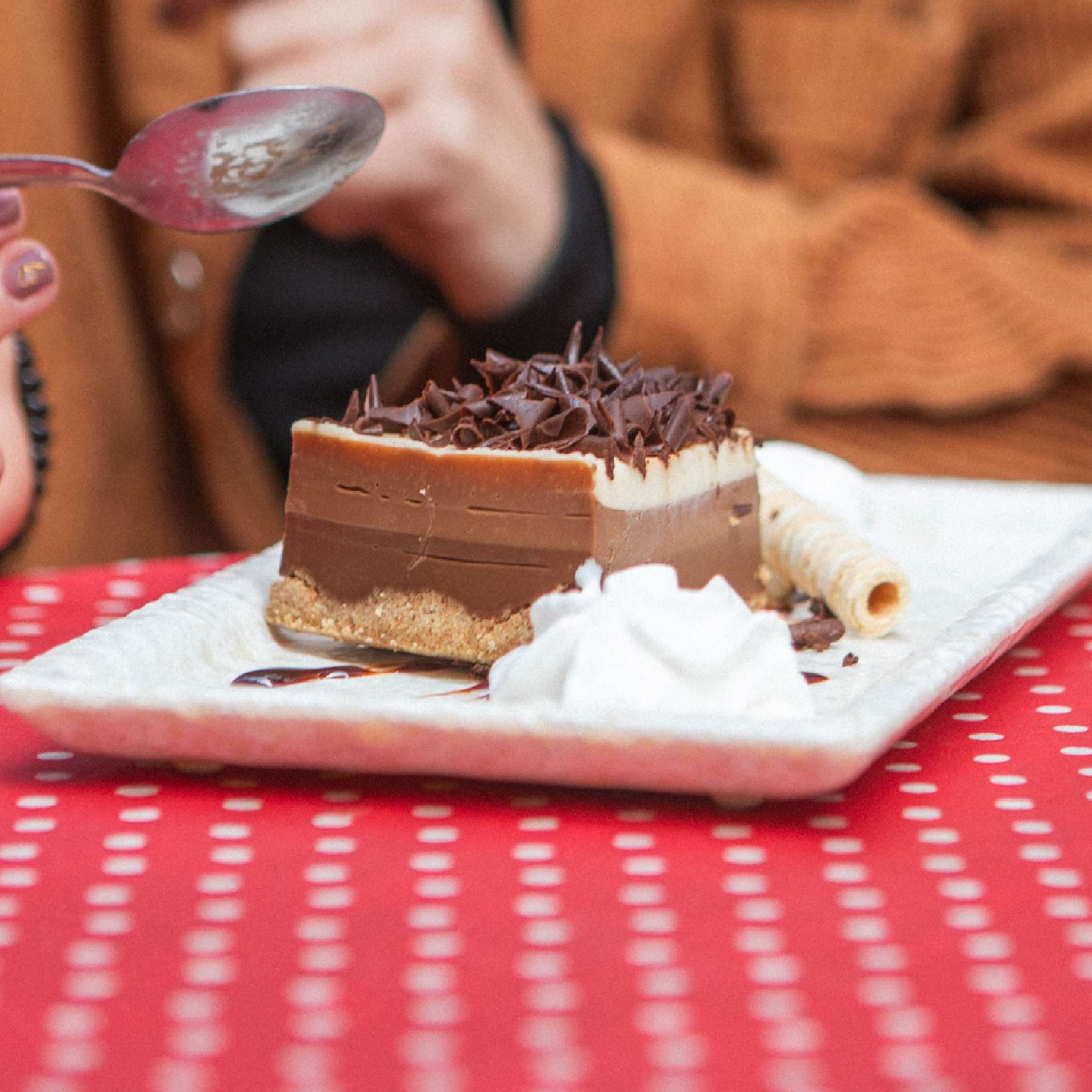 Tarta de 3 chocolates