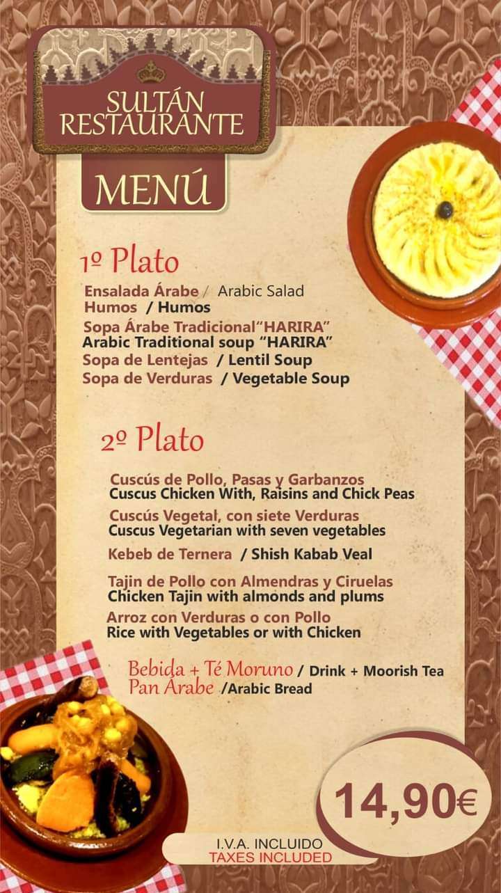Menú del día