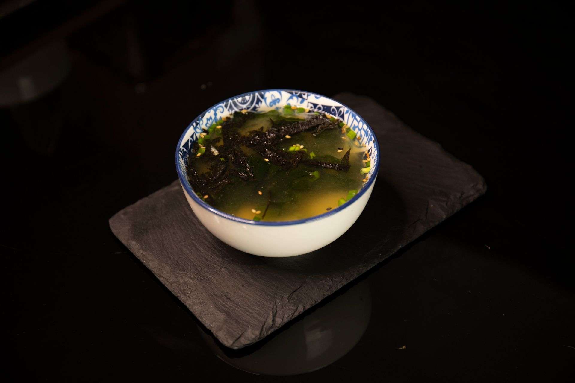 Sopa Miso de alga/ tofu