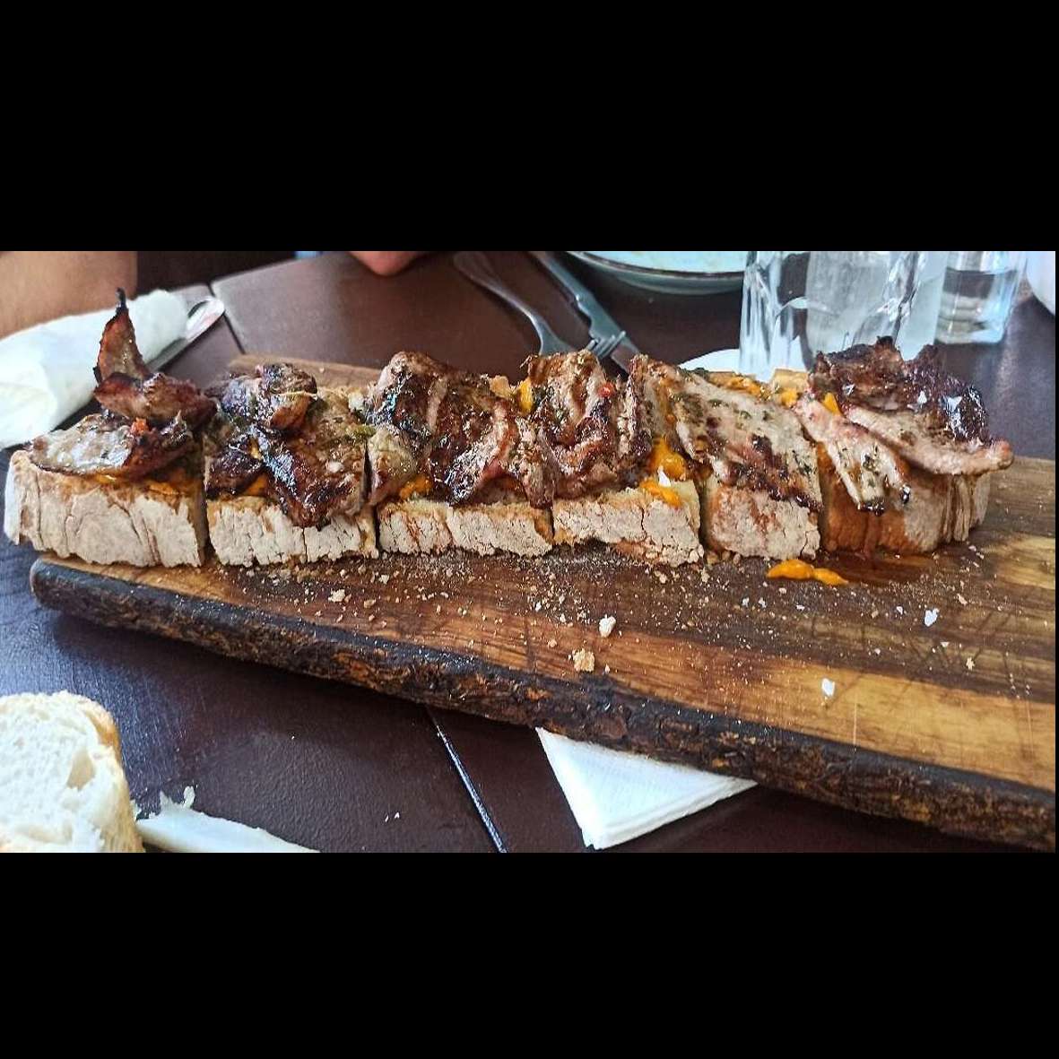 TOSTA DE SECRETO A LA PARRILLA