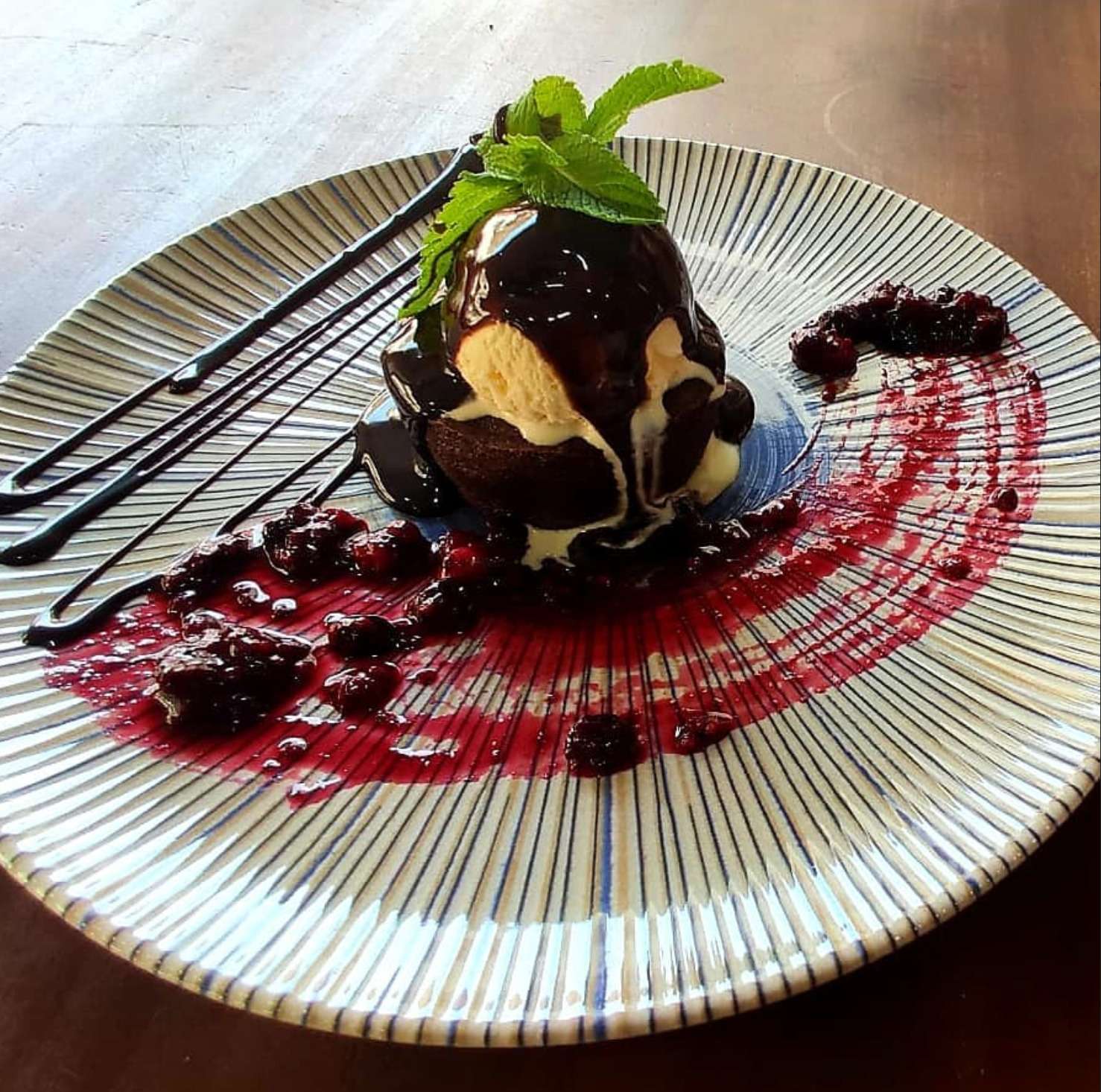 COULANT CON HELADO DE VAINILLA