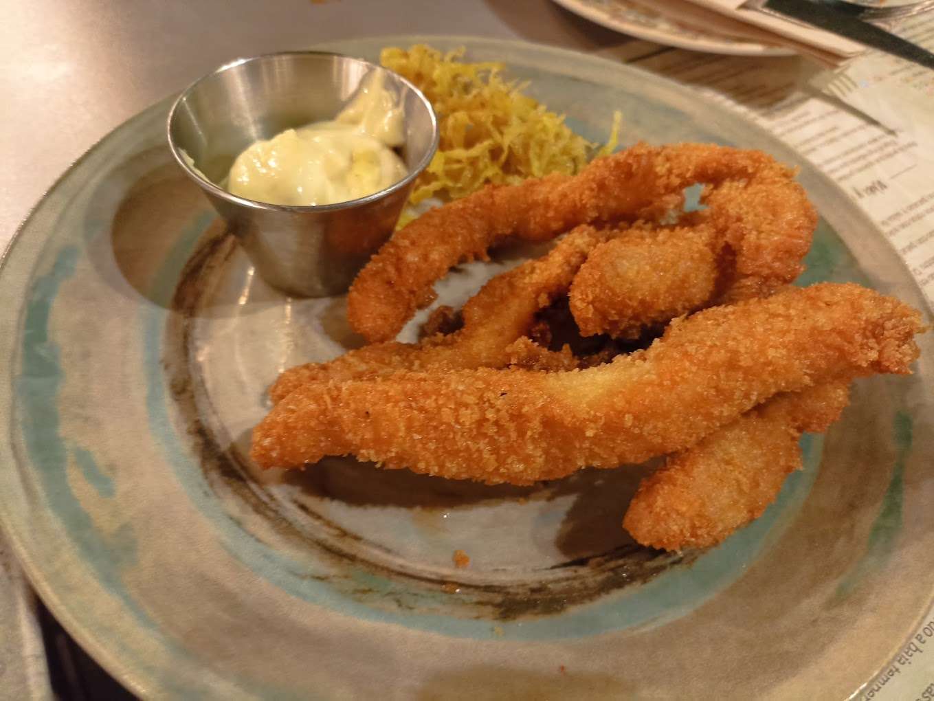 Fingers de pollo panko con Salsa Fuji