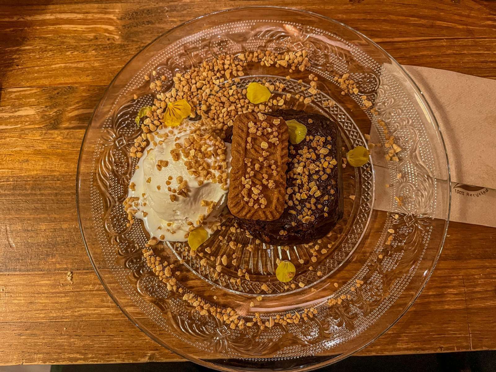 Brownie de chocolate fluido