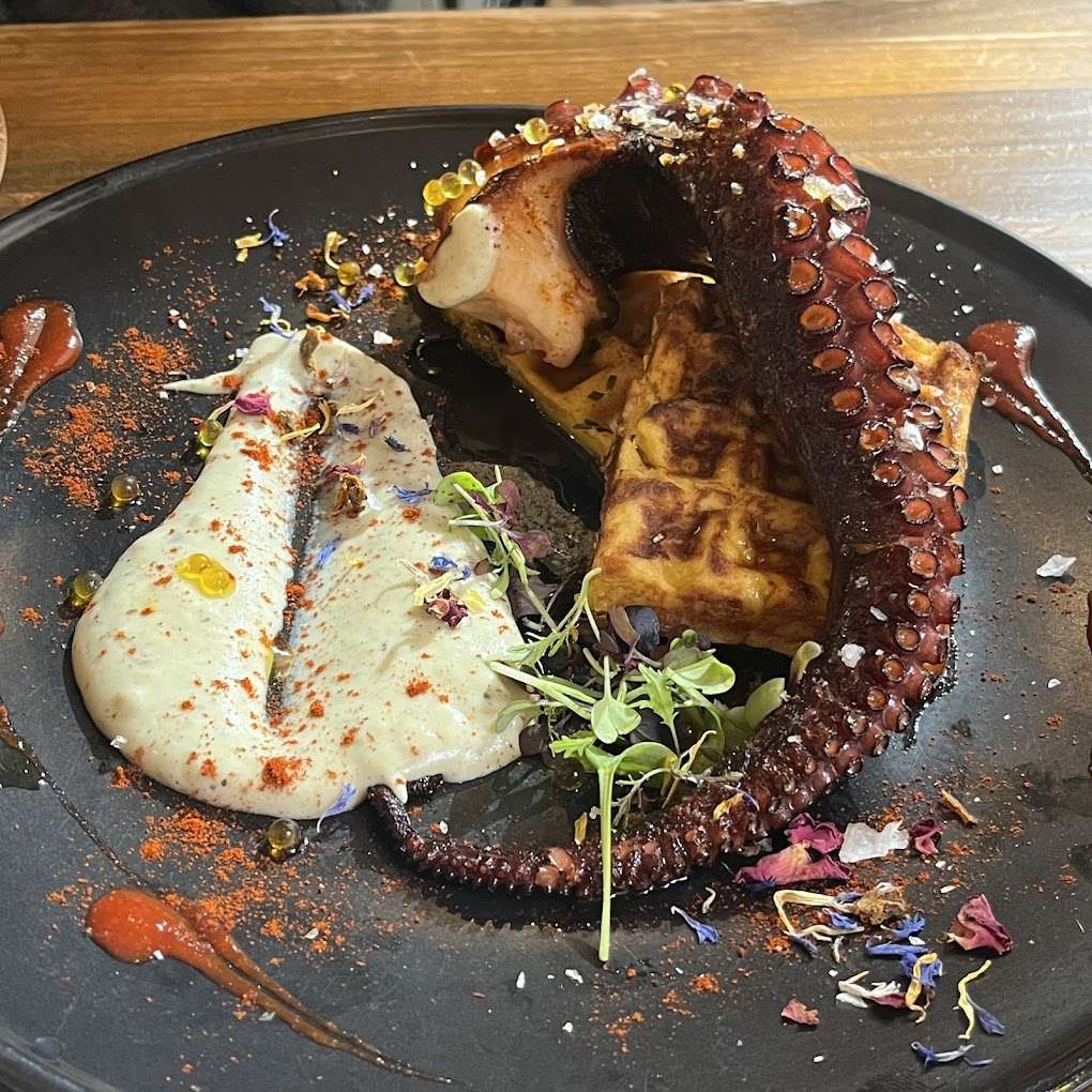 Timbal de pulpo a la parrilla