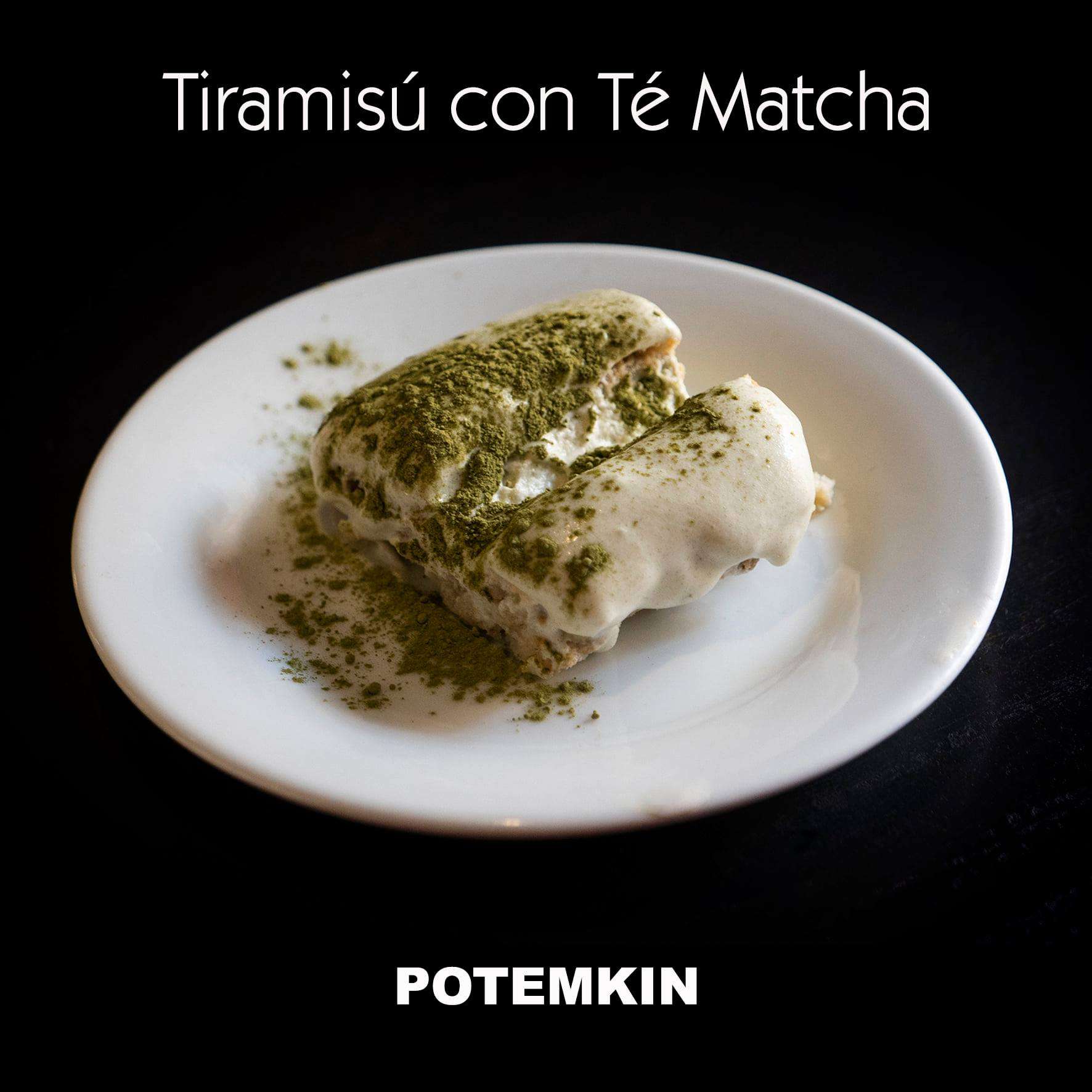 Tiramisú con Té Matcha