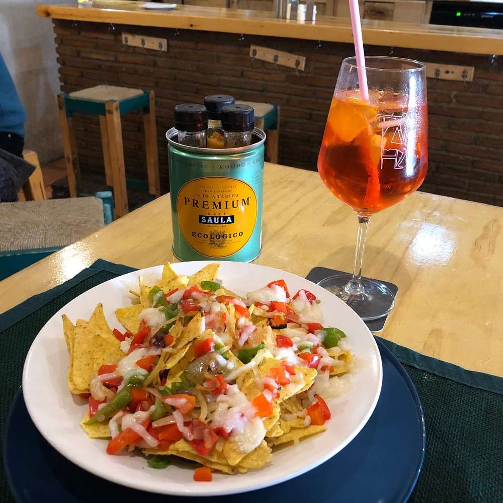 Nachos vegetarianos